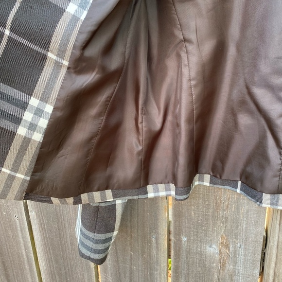 π³ HOST PICK! π² Black and Off-White Plaid Blazer - Picture 2 of 10